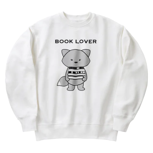 BOOK LOVING FOX Heavyweight Crew Neck Sweatshirt