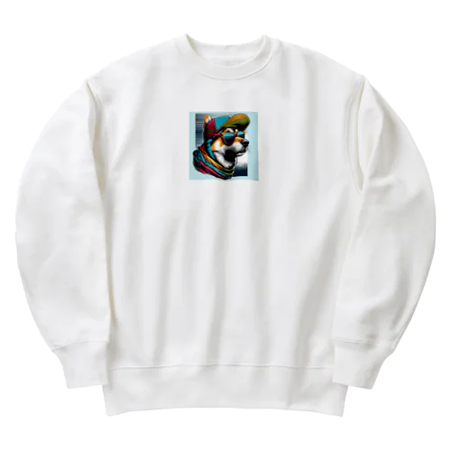 キャップ犬15 Heavyweight Crew Neck Sweatshirt