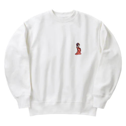 花魁ちゃん・桜 Heavyweight Crew Neck Sweatshirt