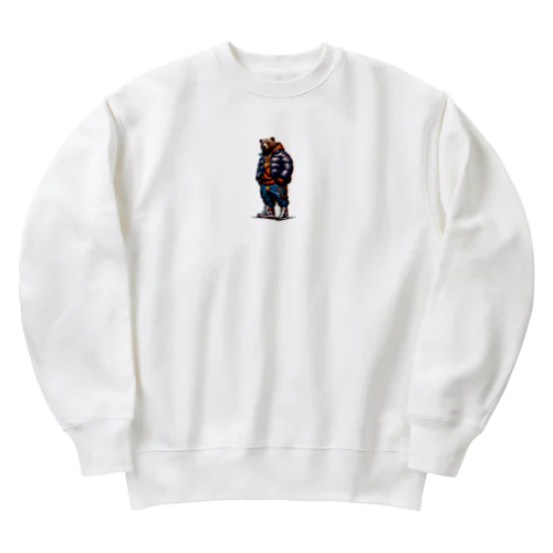 くまH Heavyweight Crew Neck Sweatshirt