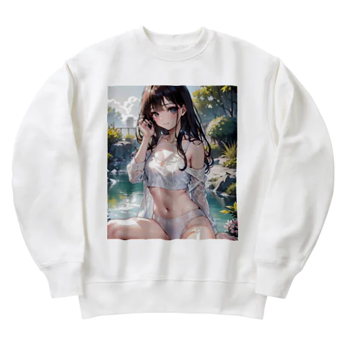 夏日の風物詩 Heavyweight Crew Neck Sweatshirt