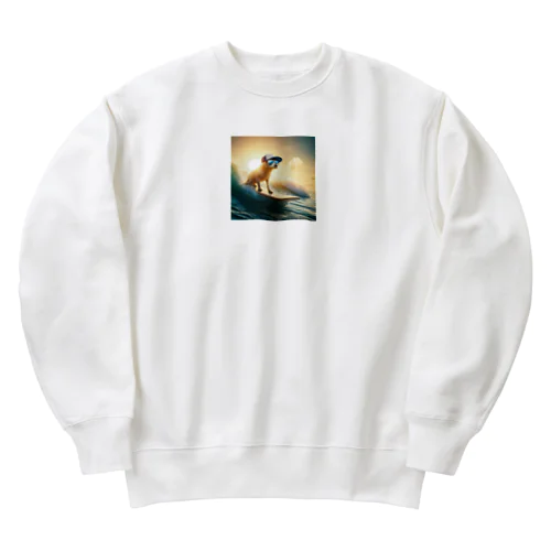 キャップ犬17 Heavyweight Crew Neck Sweatshirt