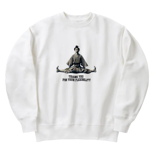 感謝を示す男 Heavyweight Crew Neck Sweatshirt