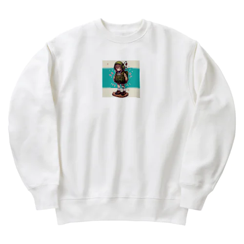 地雷系女子 Heavyweight Crew Neck Sweatshirt