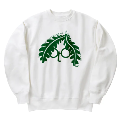 わけわかめ WAKEWAKAME L Heavyweight Crew Neck Sweatshirt