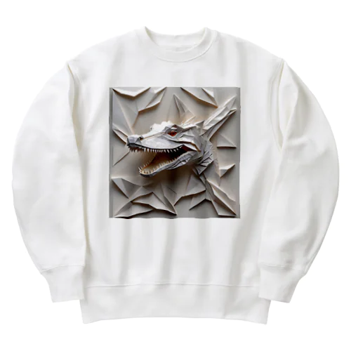 アルビノカイマン Heavyweight Crew Neck Sweatshirt