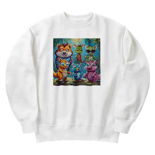 未開の地ファミリー Heavyweight Crew Neck Sweatshirt