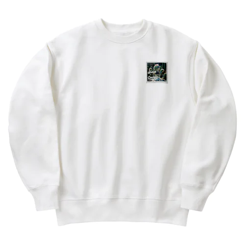 見た目よりデリケートガラスのサボテン Heavyweight Crew Neck Sweatshirt