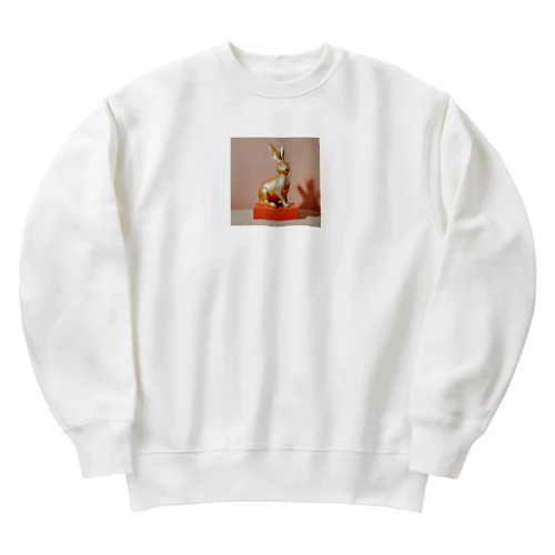 黄金のうさぎ Heavyweight Crew Neck Sweatshirt