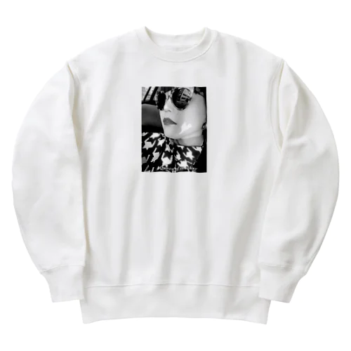 Queen of  crusher long Heavyweight Crew Neck Sweatshirt