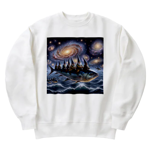 空かける小人たち Heavyweight Crew Neck Sweatshirt