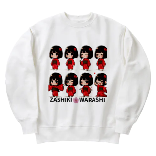 ZASHIKI🌸WARASHI Heavyweight Crew Neck Sweatshirt