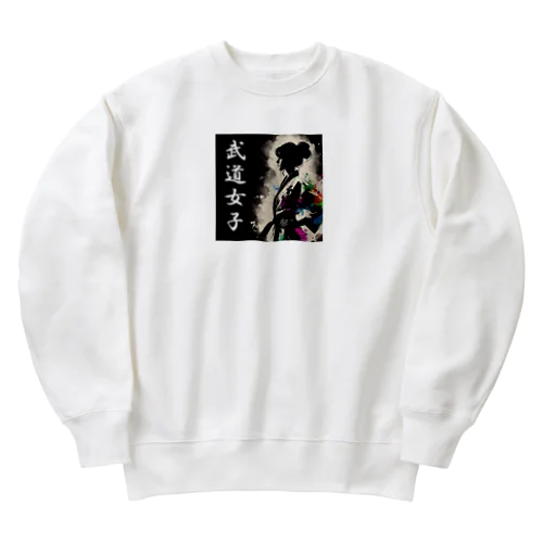 武道女子 Heavyweight Crew Neck Sweatshirt