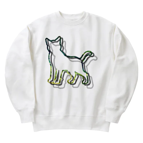 深い森と猫005 Heavyweight Crew Neck Sweatshirt