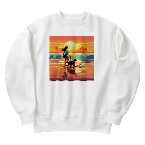 波乗りデビュー！ Heavyweight Crew Neck Sweatshirt