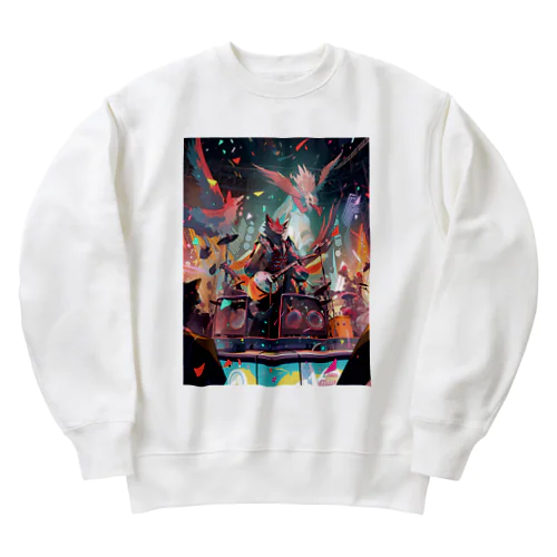 動物園信長音楽祭　エンジェル717 2065 Heavyweight Crew Neck Sweatshirt