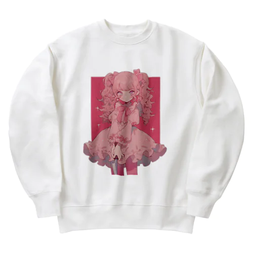 フリルモンスター PINK Heavyweight Crew Neck Sweatshirt