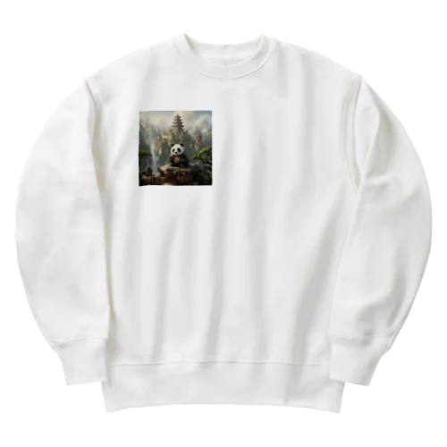 カリスマ性を忍ばせたパンダ　Hope Future 2919 Heavyweight Crew Neck Sweatshirt