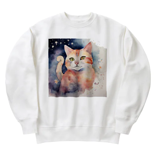 微笑猫 Heavyweight Crew Neck Sweatshirt