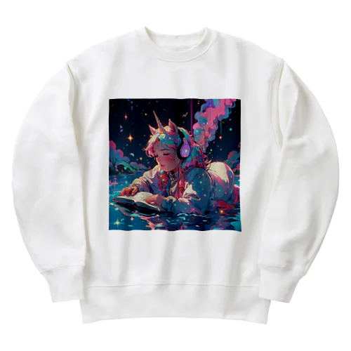 ユニコーンガール Heavyweight Crew Neck Sweatshirt