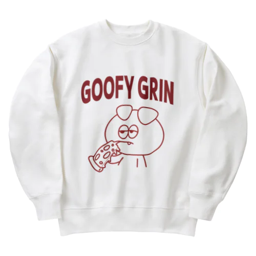 GOOFY GRIN ロゴぱるver Heavyweight Crew Neck Sweatshirt