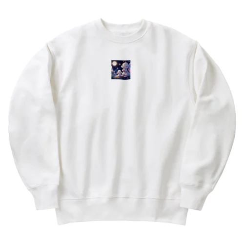 快眠子ウサギ Heavyweight Crew Neck Sweatshirt