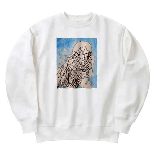 ラウンド ドロップ Heavyweight Crew Neck Sweatshirt