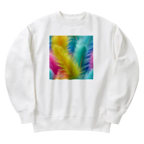 羽根のカレイドスコープ Heavyweight Crew Neck Sweatshirt