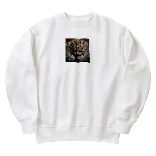 仮面の女 Heavyweight Crew Neck Sweatshirt