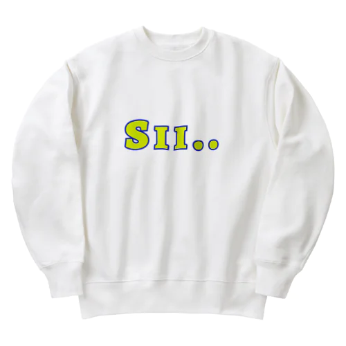 蛍光Sii.. Heavyweight Crew Neck Sweatshirt