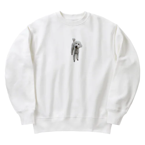 スタンダードプードルのサニーくん Heavyweight Crew Neck Sweatshirt