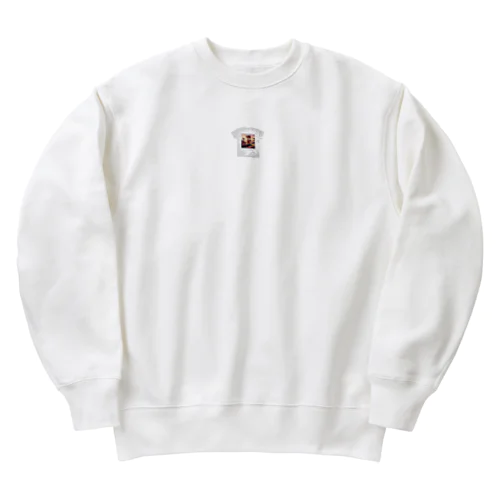 勇者きのこ Heavyweight Crew Neck Sweatshirt