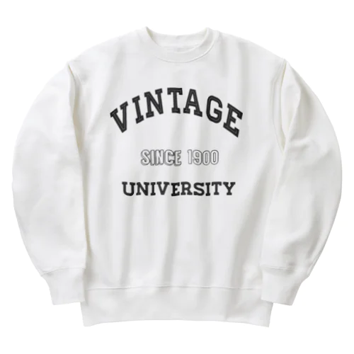 ビンテージ大学　 Heavyweight Crew Neck Sweatshirt