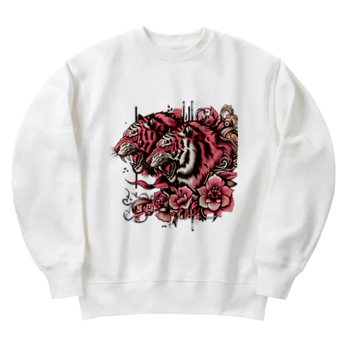 虎 Heavyweight Crew Neck Sweatshirt