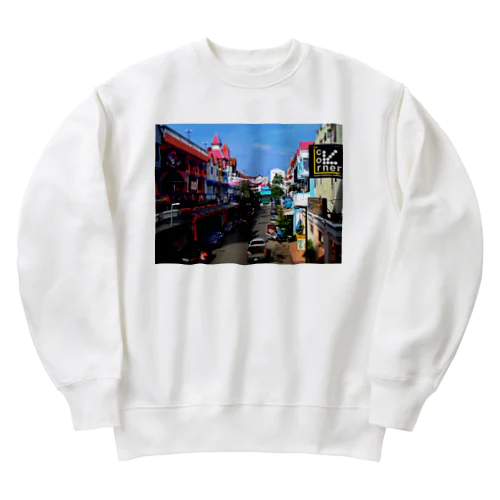 タイの街角 Heavyweight Crew Neck Sweatshirt