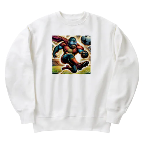 『ゴールを狙うヒーローGOSHI - ゴリラのサッカーレジェンド』グッズコレクション Heavyweight Crew Neck Sweatshirt