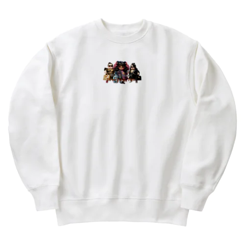 BOSS MAMA Three Little Pigs  Heavyweight Crew Neck Sweatshirt