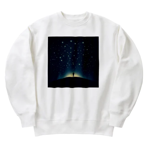 春の星座に包まれて Heavyweight Crew Neck Sweatshirt