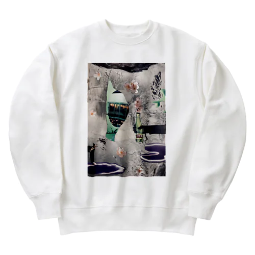 へんてこりん宇宙人 Heavyweight Crew Neck Sweatshirt