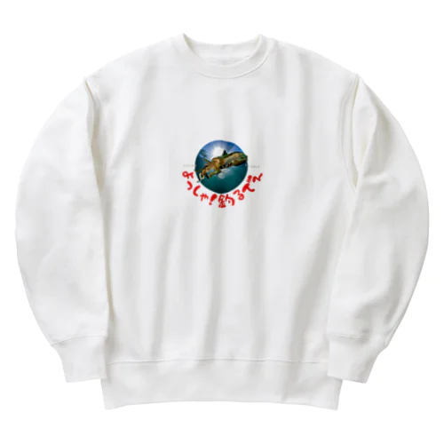 アオリちゃん　気合 Heavyweight Crew Neck Sweatshirt