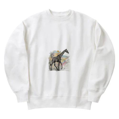 キリンジラフ Heavyweight Crew Neck Sweatshirt