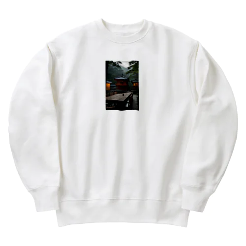 不思議な景観 Heavyweight Crew Neck Sweatshirt