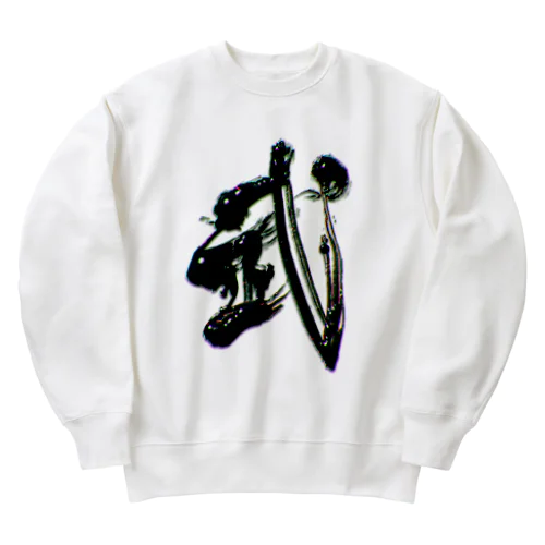 【武】just a Japanese SAMURAI Heavyweight Crew Neck Sweatshirt