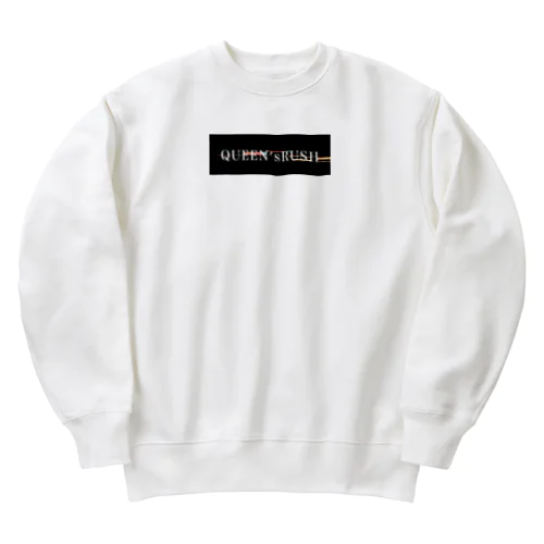 QUEEN'S RUSHロゴマーク1 Heavyweight Crew Neck Sweatshirt