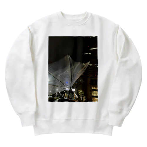 傘ひっくり返るTシャツ Heavyweight Crew Neck Sweatshirt