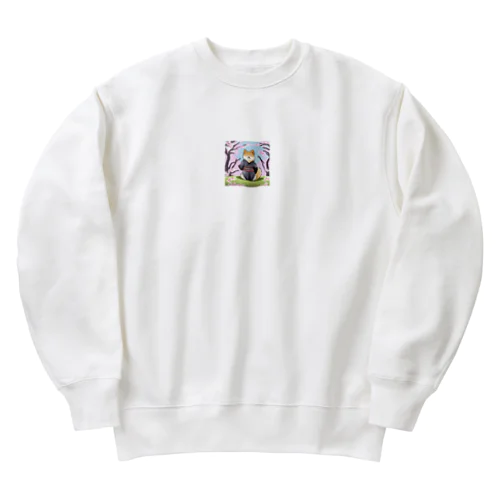 侍柴犬 Heavyweight Crew Neck Sweatshirt