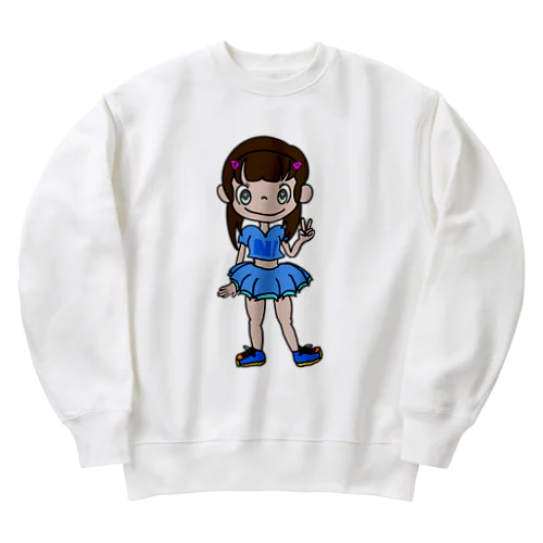 Cheerleader Nakkie Heavyweight Crew Neck Sweatshirt