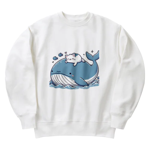 眠りネコ Heavyweight Crew Neck Sweatshirt