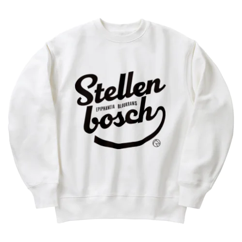 ステレンボッシュ（タイポグラフィBLACK） Heavyweight Crew Neck Sweatshirt