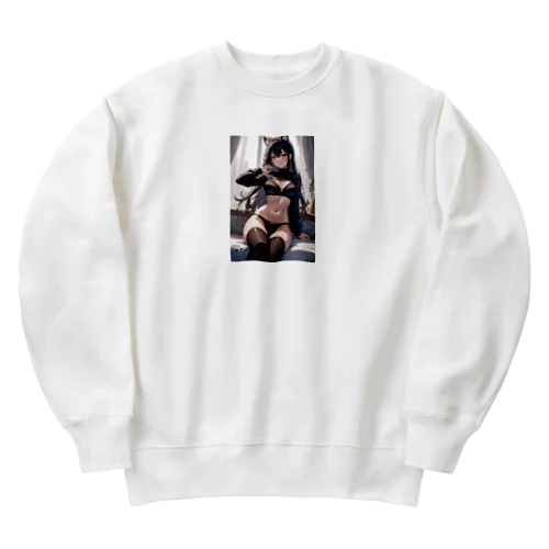 猫耳グラマー Heavyweight Crew Neck Sweatshirt